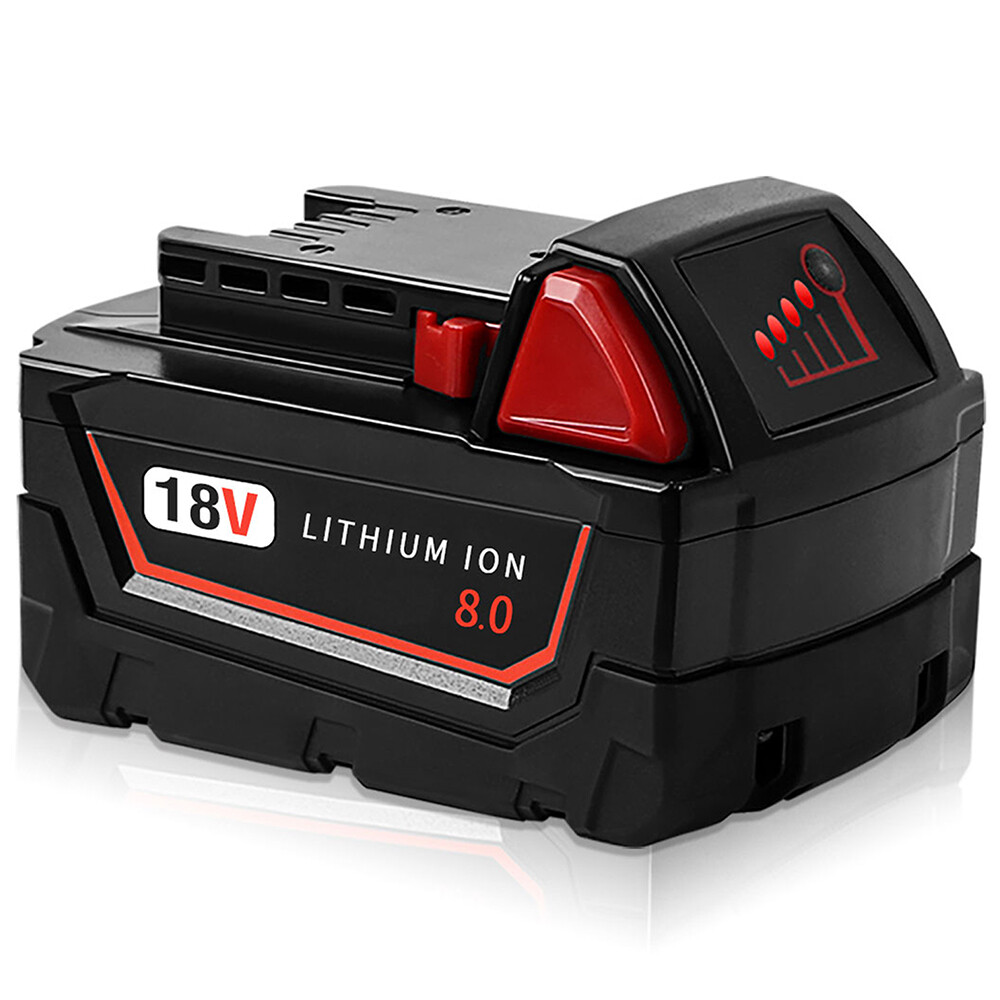 1~2Pack For Milwaukee for M18 Lithium 8.0Ah Extended Capacity Battery 48-11-1860