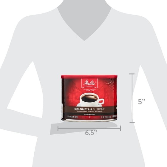 Melitta Colombian Supreme Ground Coffee, 22 oz