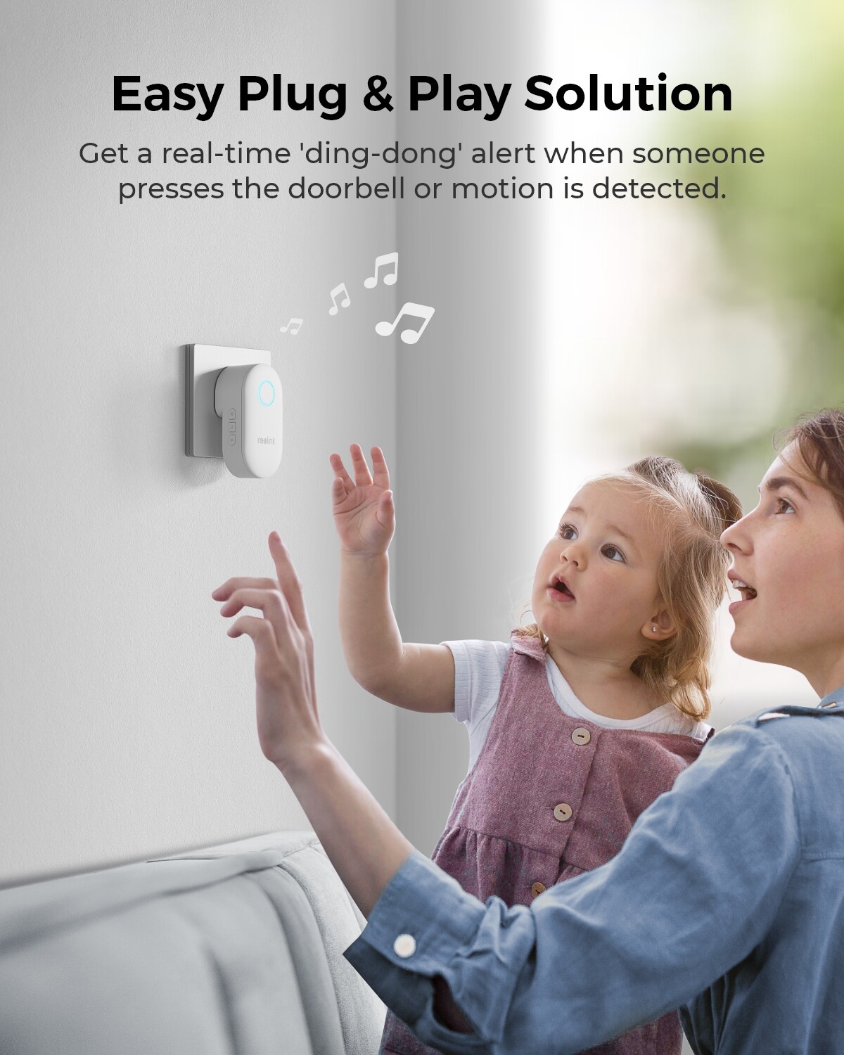Reolink Digital Chime Remote Control Easy Plug & Play for Reolink Video Doorbell