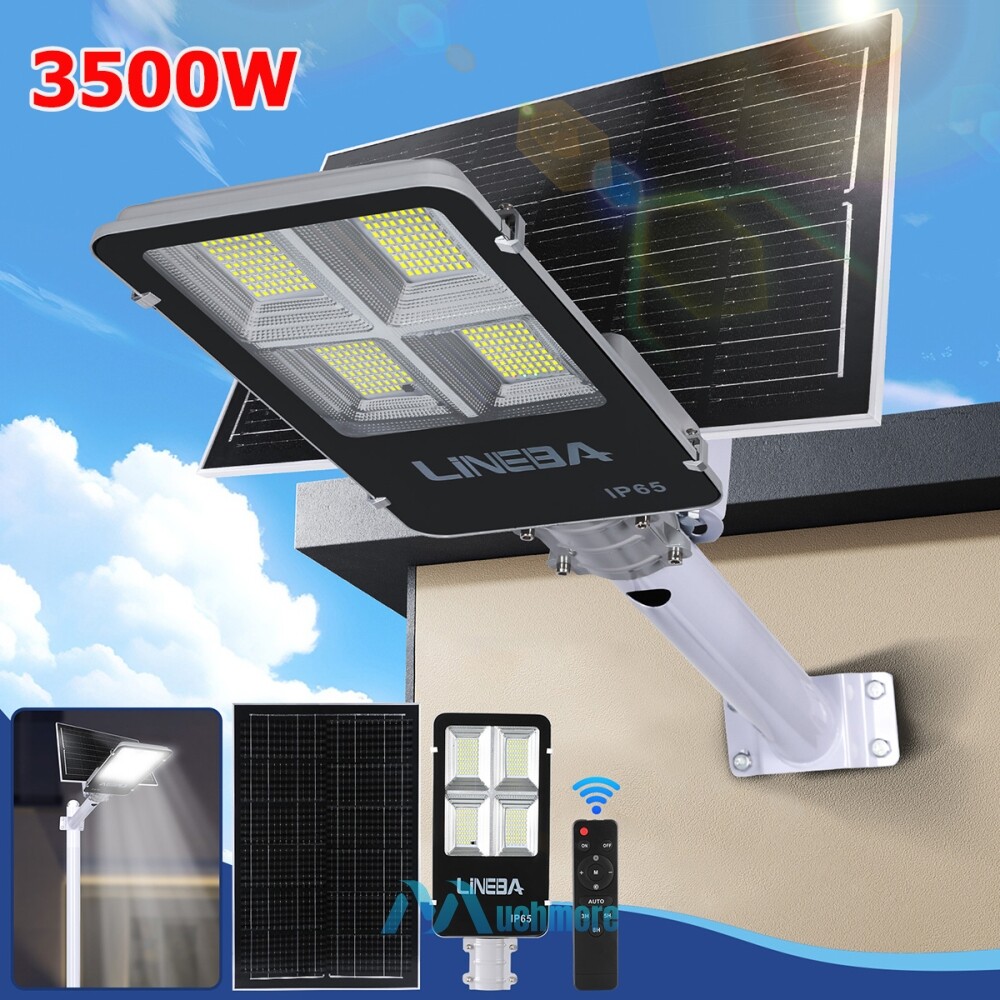 8800000000LM Commercial Solar Street Light Motion Sensor Backyard Road Wall Lamp