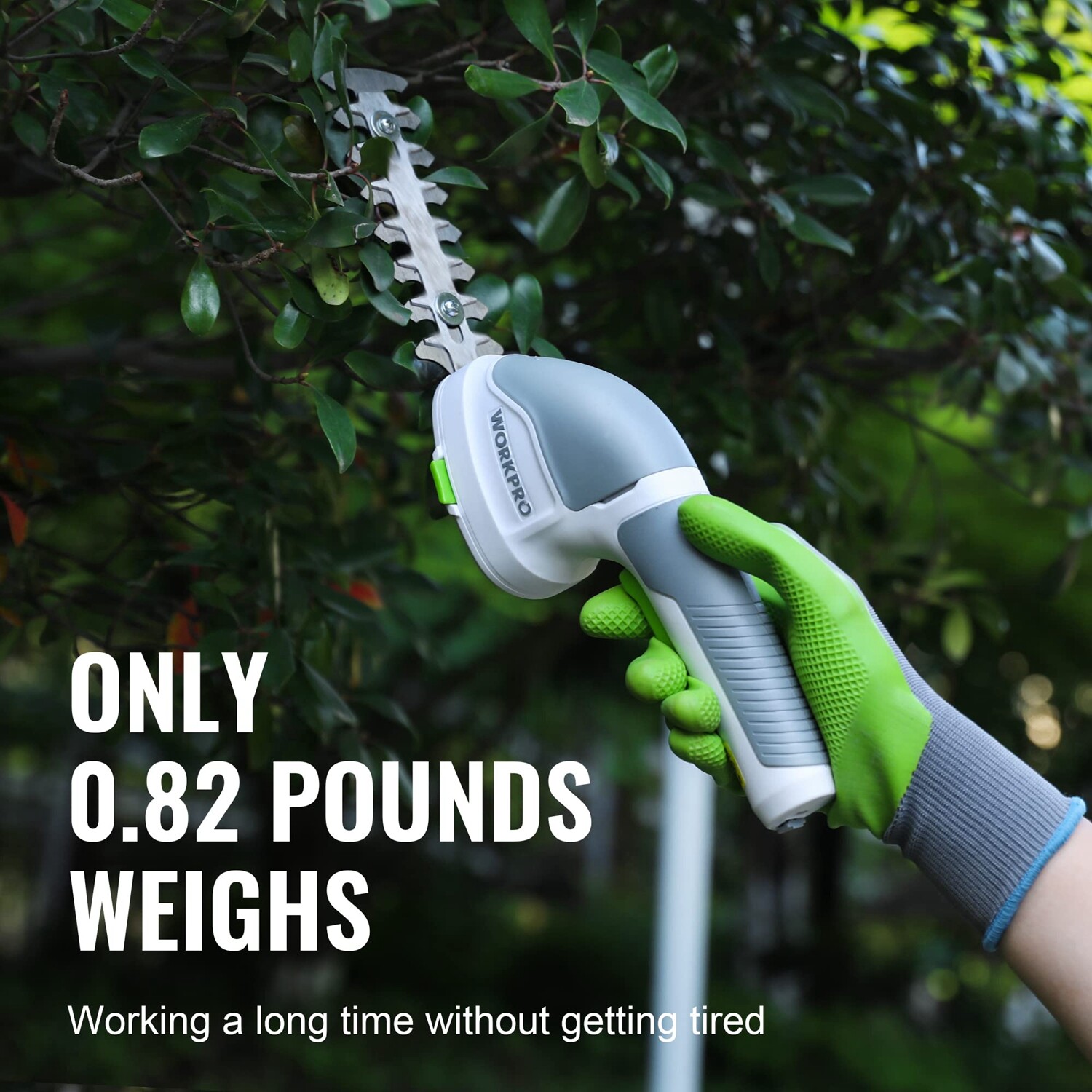 WORKPRO Cordless Grass Shear Shrubbery Trimmer 2 in 1 Hedge Shears/Grass Cutters