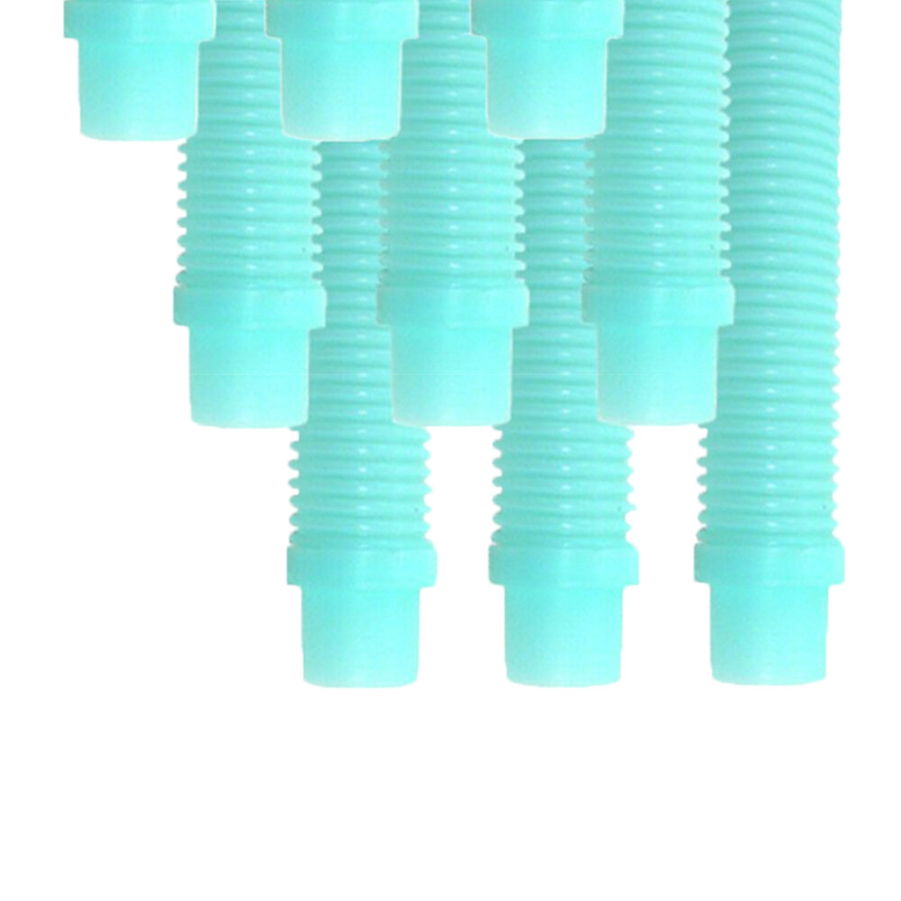 Puri Tech Pool Cleaner Vac Hose Kreepy Krauly Barracuda 1.5 in x 48 ft Aqua 9 pk