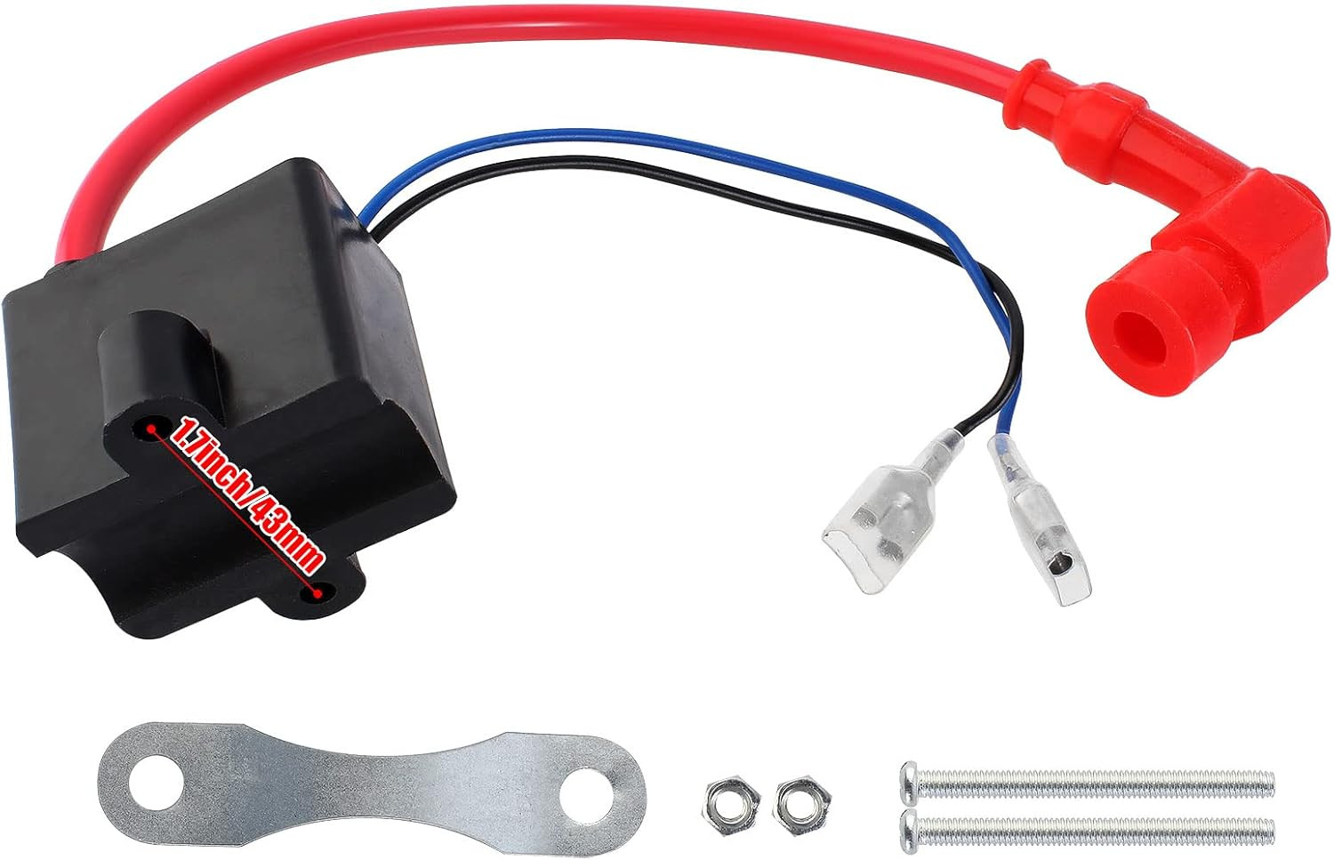 CDI Ignition Coil Magneto Coil for 49cc 50cc 60cc 66cc 70cc 80cc 2-stroke Engine