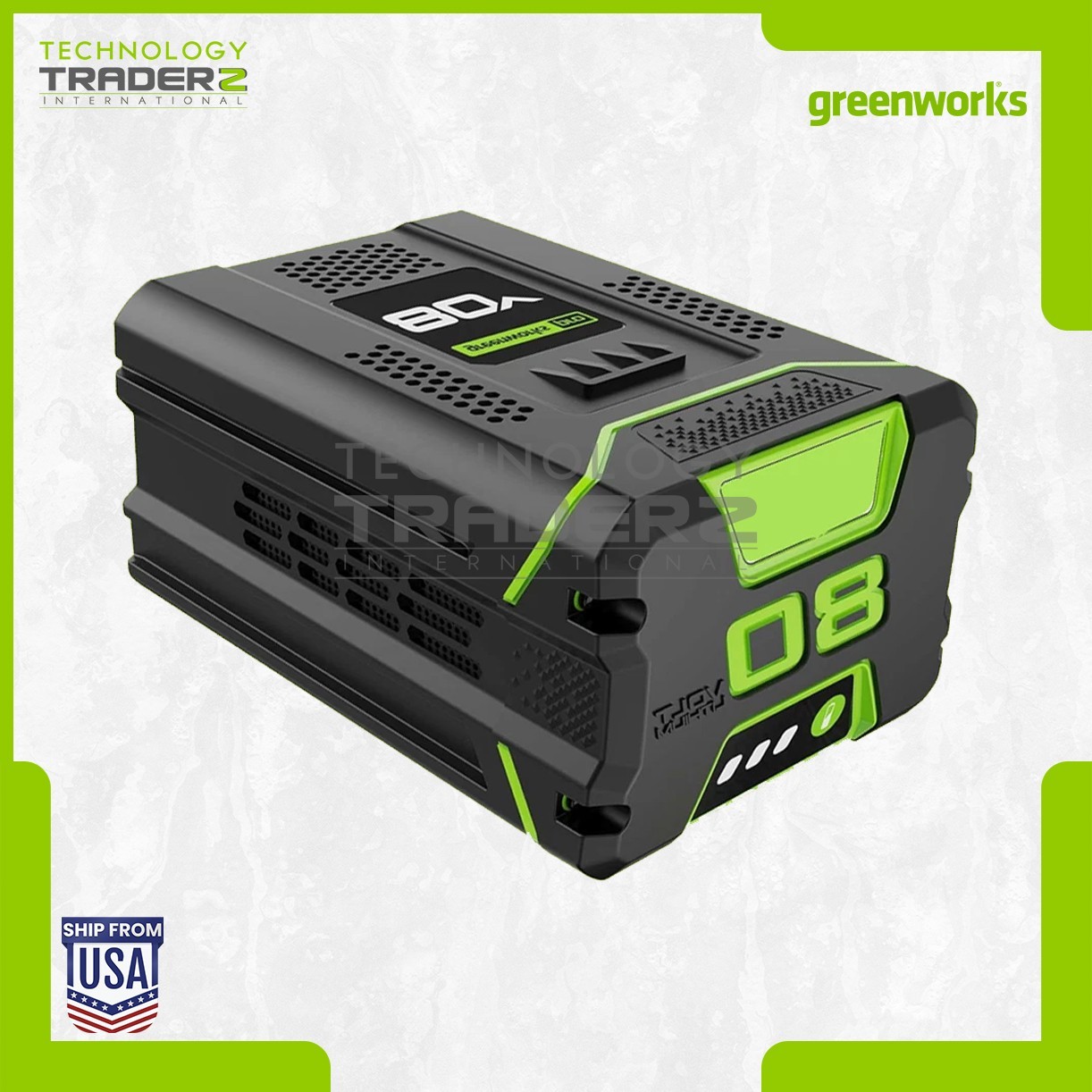 ** Genuine Greenworks Pro BAB727 80V 4.0Ah Li-Ion Battery Pack **