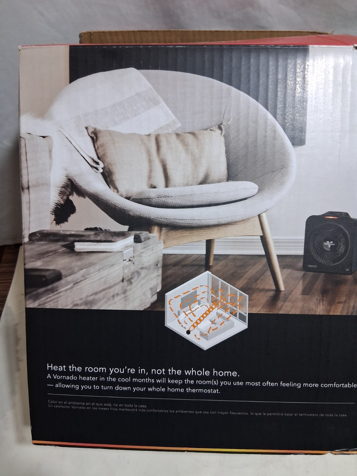Vornado Velocity 4 Whole Room Vortex Indoor Heater-4+ VTX 4969017