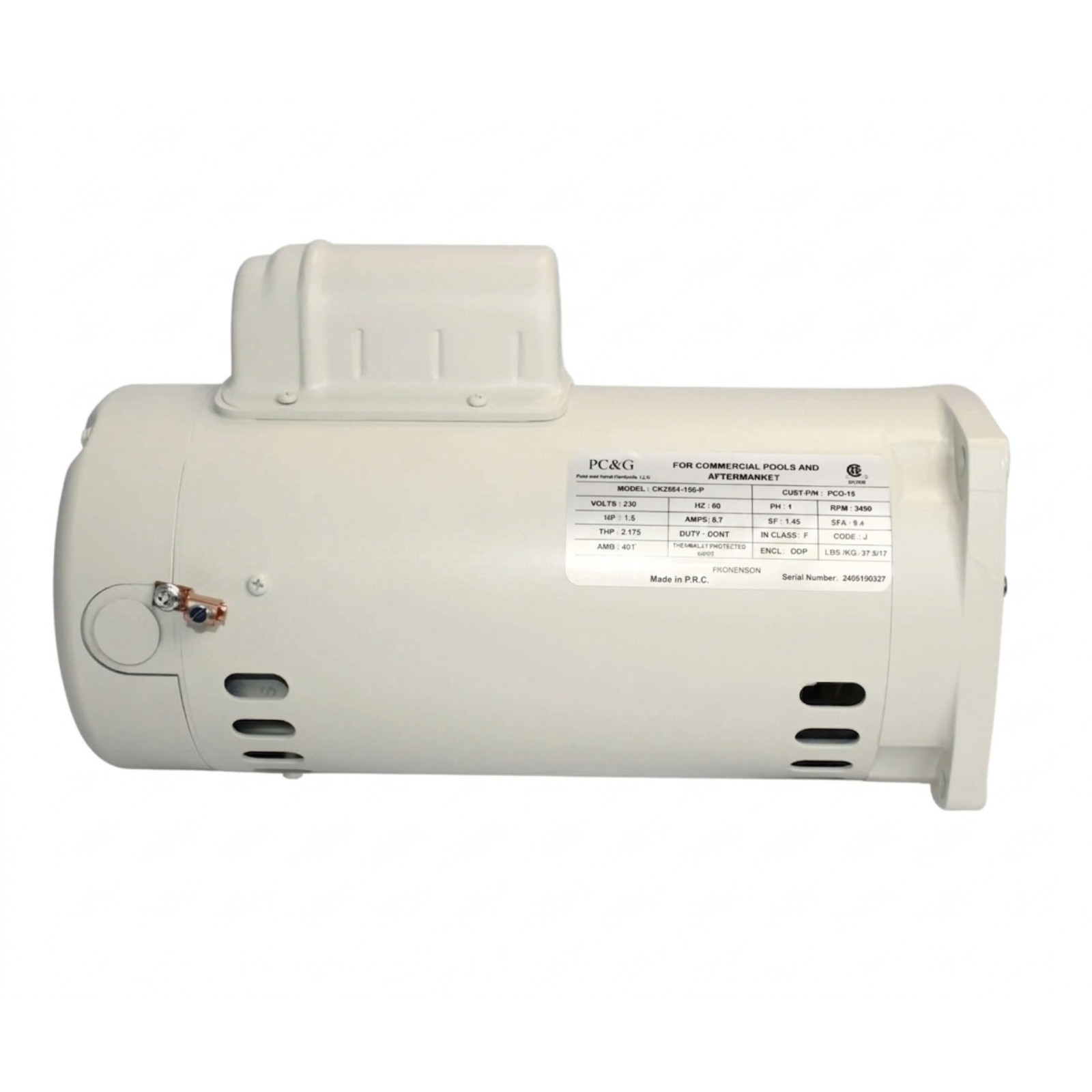355014S Dyneson Pool Pump Motor 2 HP Compatible with Pentair Whisperflo Pumps