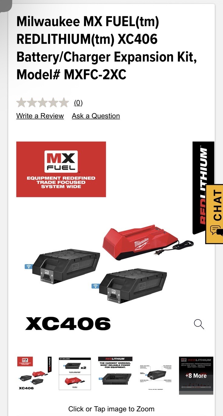 Milwaukee MX FUEL MXFC-2XC XC406