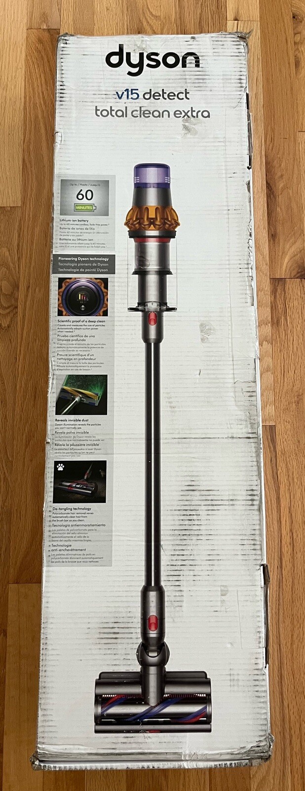 Dyson V15 Detect Total Clean Extra Cordless Vacuum Cleaner w/$100 In Tools New