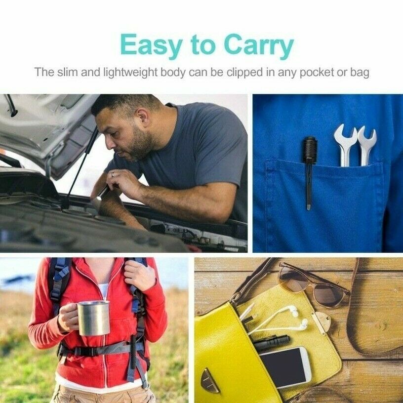 3500000LM Tactical Flashlight Small LED Torch Light Mini Super Bright Penlight