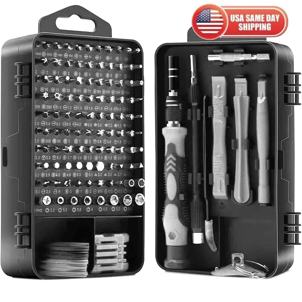 122 in 1 Precision Screwdriver Set Computer Repair Tool Kit Phone Magnetic Bit
