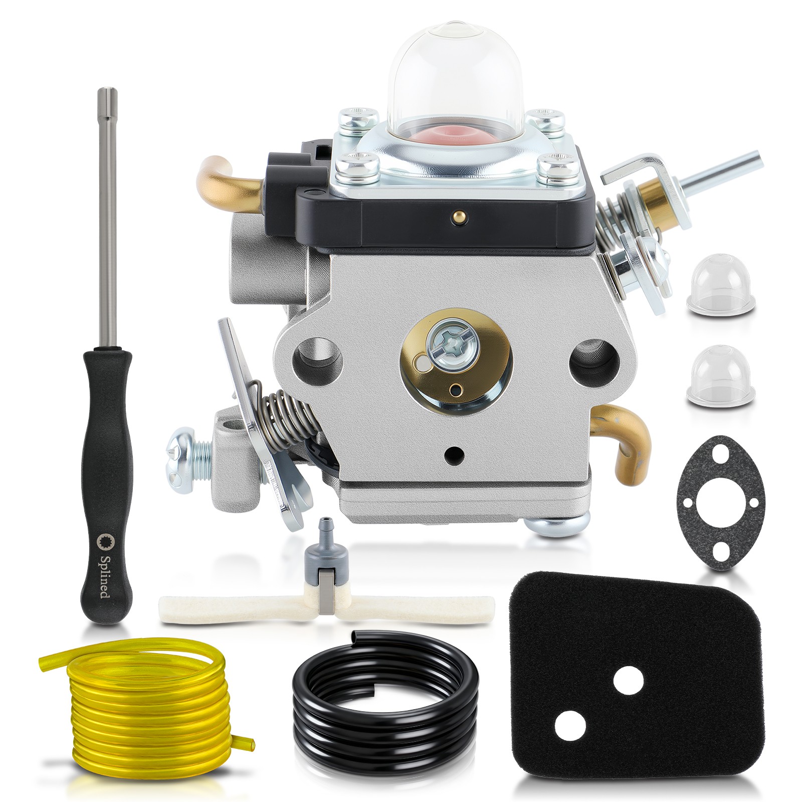 For Husqvarna 122C 122LDX 122LK 22cc Carburetor Air Filter Kit String Trimmer