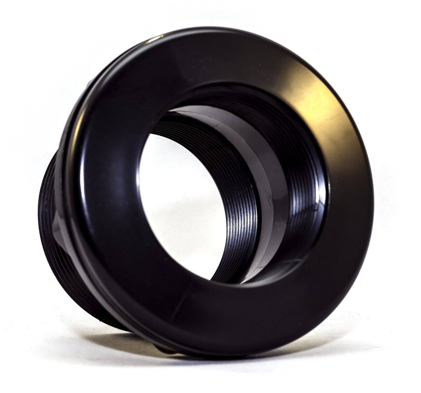 2-Inch – Thread x Thread – ABS Plastic Bulkhead Fitting – Made in the USA