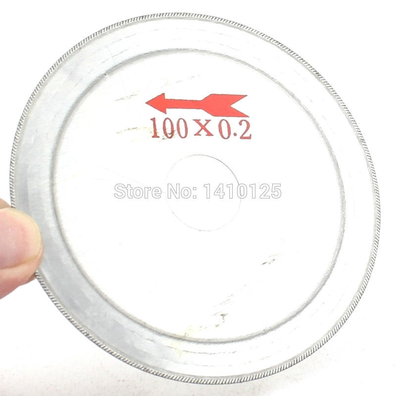 10Pcs 4″inch 100mm Super-Thin Rim 0.35mm Diamond Lapidary Saw Blade Cutting Disc