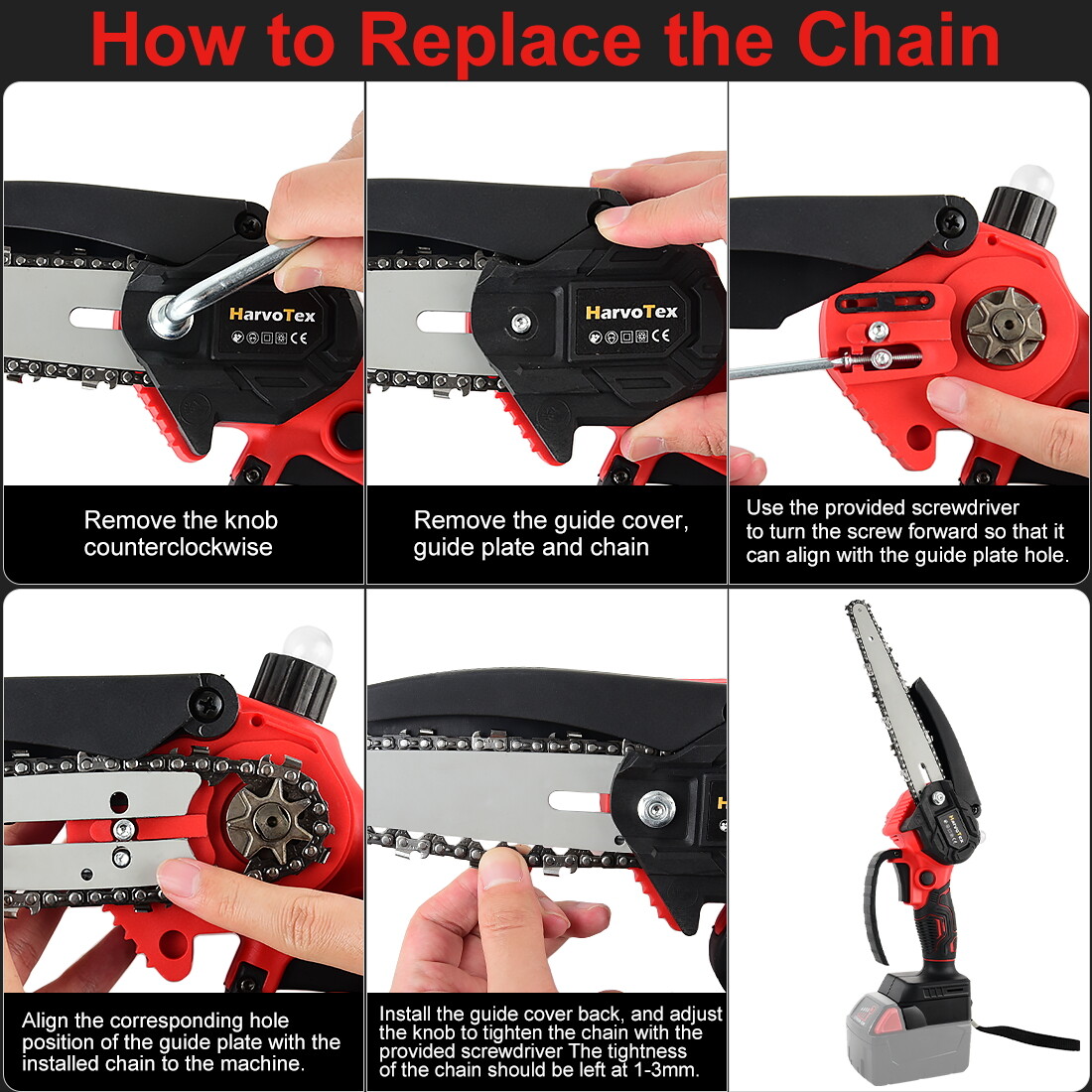 Cordless Mini Chainsaw 8 inch for Milwaukee Powered Wood Cutter NO Battery