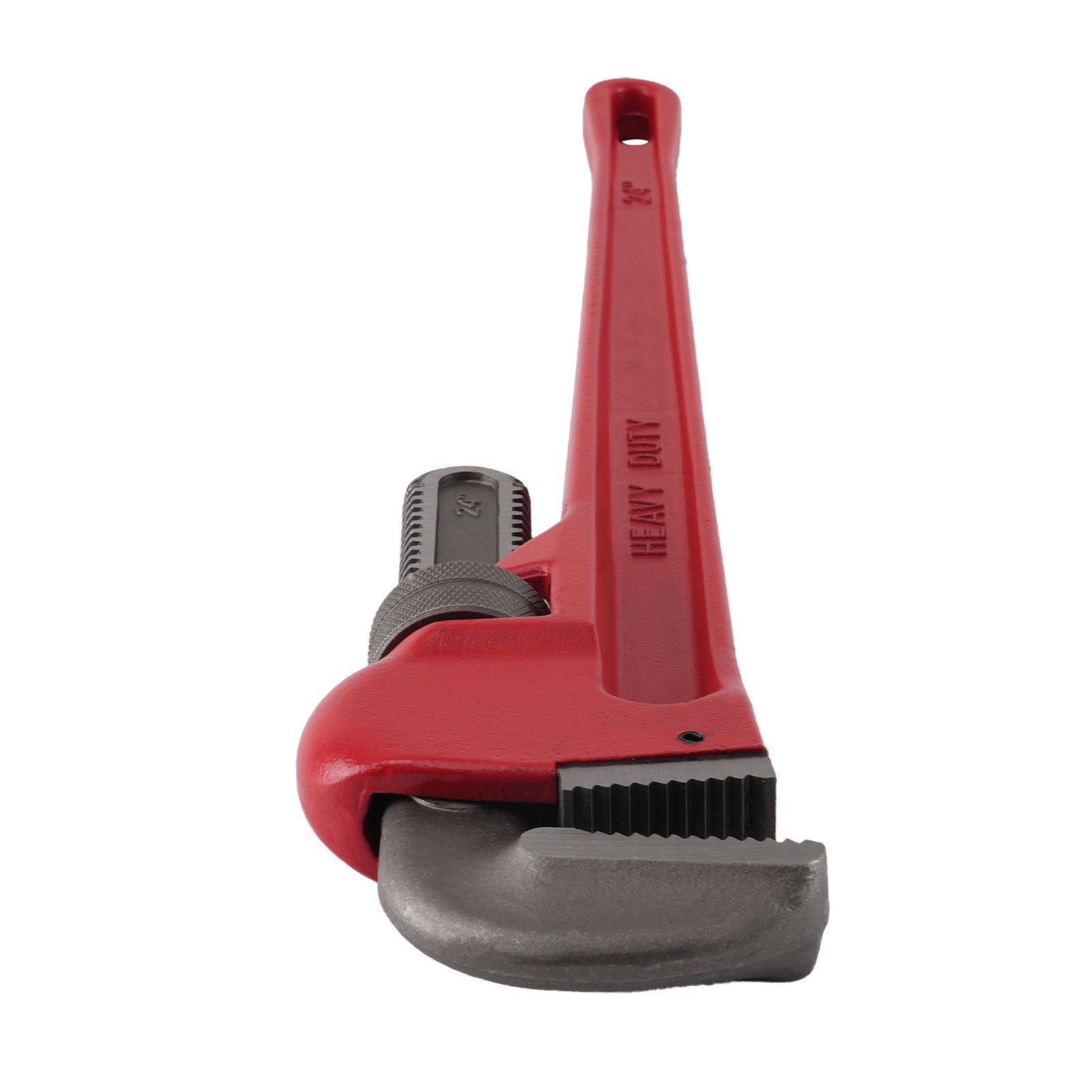 24in Adjustable Heavy Duty Pipe Wrench 85mm Jaw CRV Construction Tool