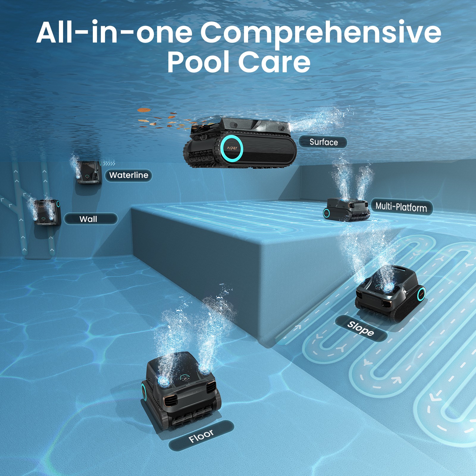 Aiper Scuba X1 Pro Max Pool Robot Vacuum, for All Inground Pools