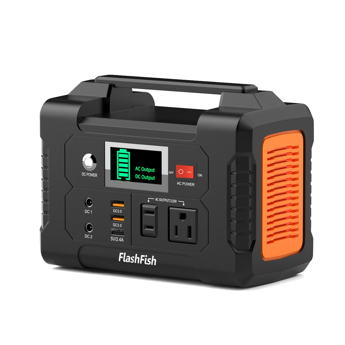 Flashfish E200 200W Portable Power Station 151Wh Solar Generator for Outdoor/RV