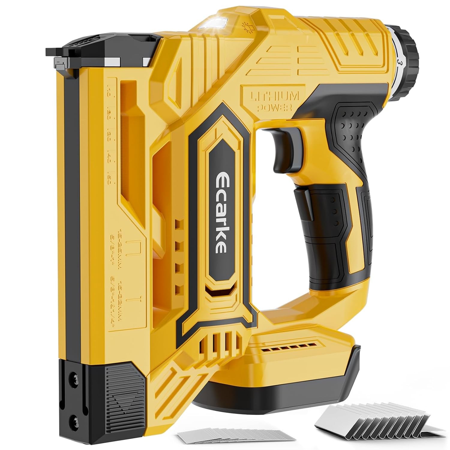 20V Cordless Brad Nailer 18 Gauge DeWalt Battery Compatible 2-in-1 Nailer Gun
