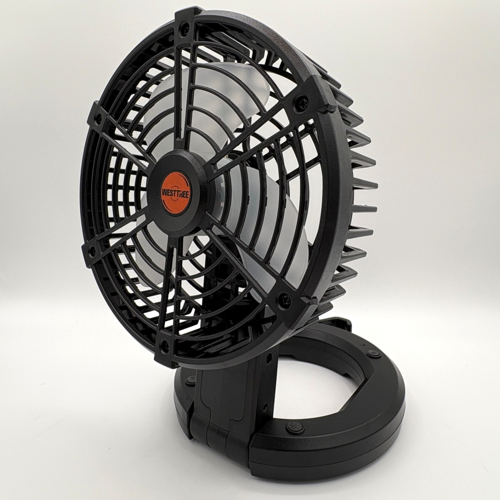 Westtree Portable Rechargeable Fan 6000mAh Black Stepless Speed