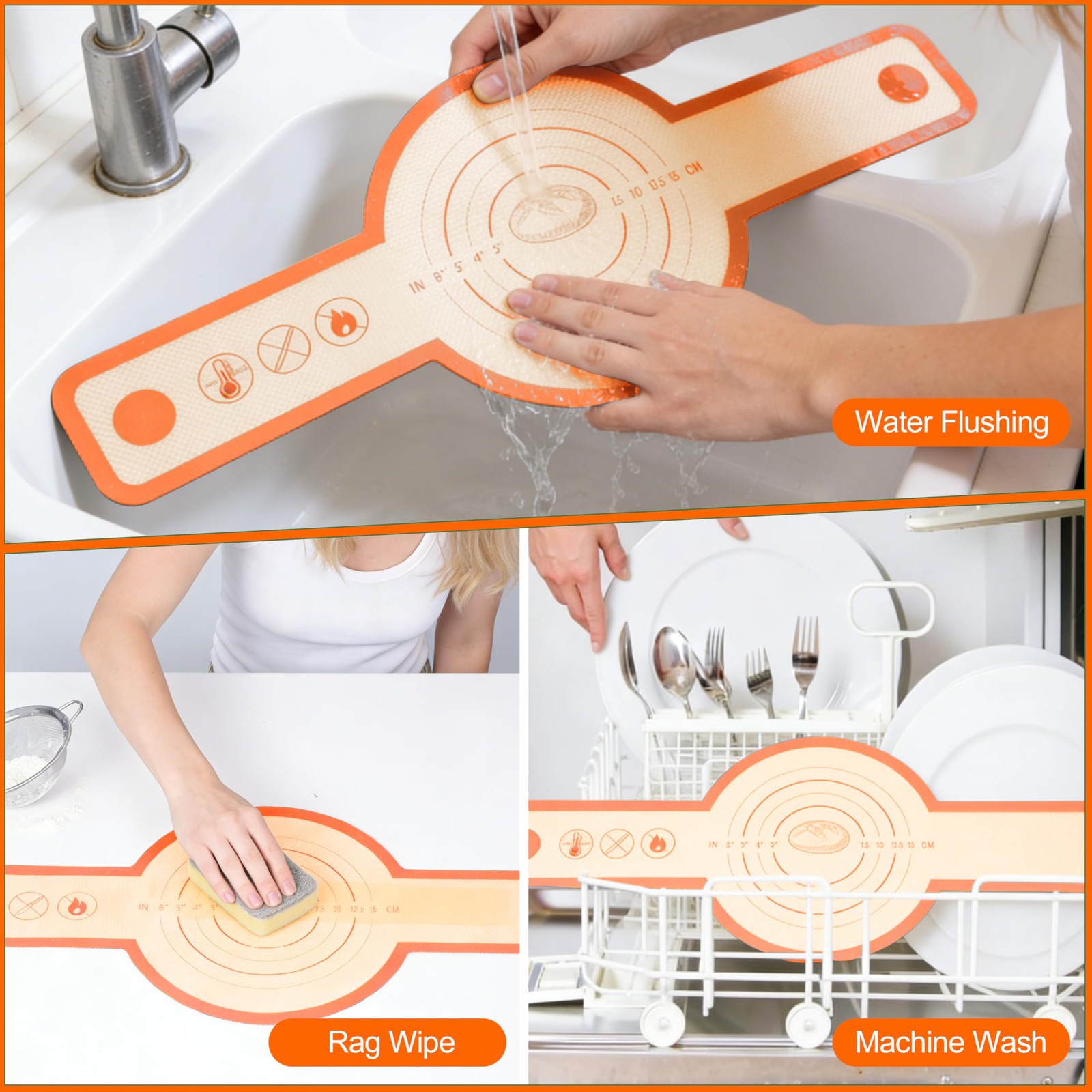 Silicone Bread Sling for Dutch Oven, 2 PCS NonStick & Easy Clean Reusable Sil…