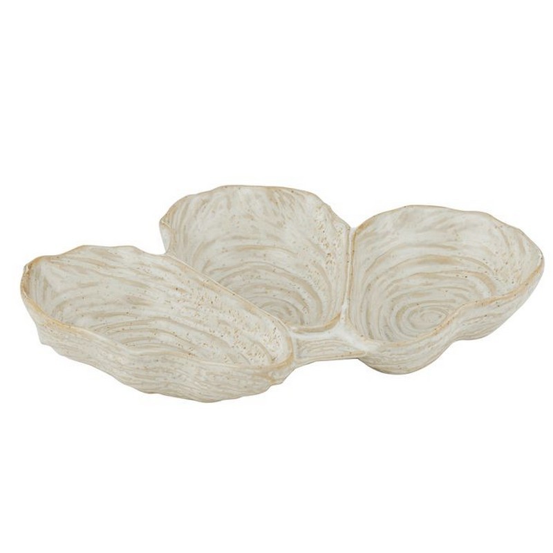 Coast To Coast Pacific Ceramic Dish 26.5x19x5cm Natural