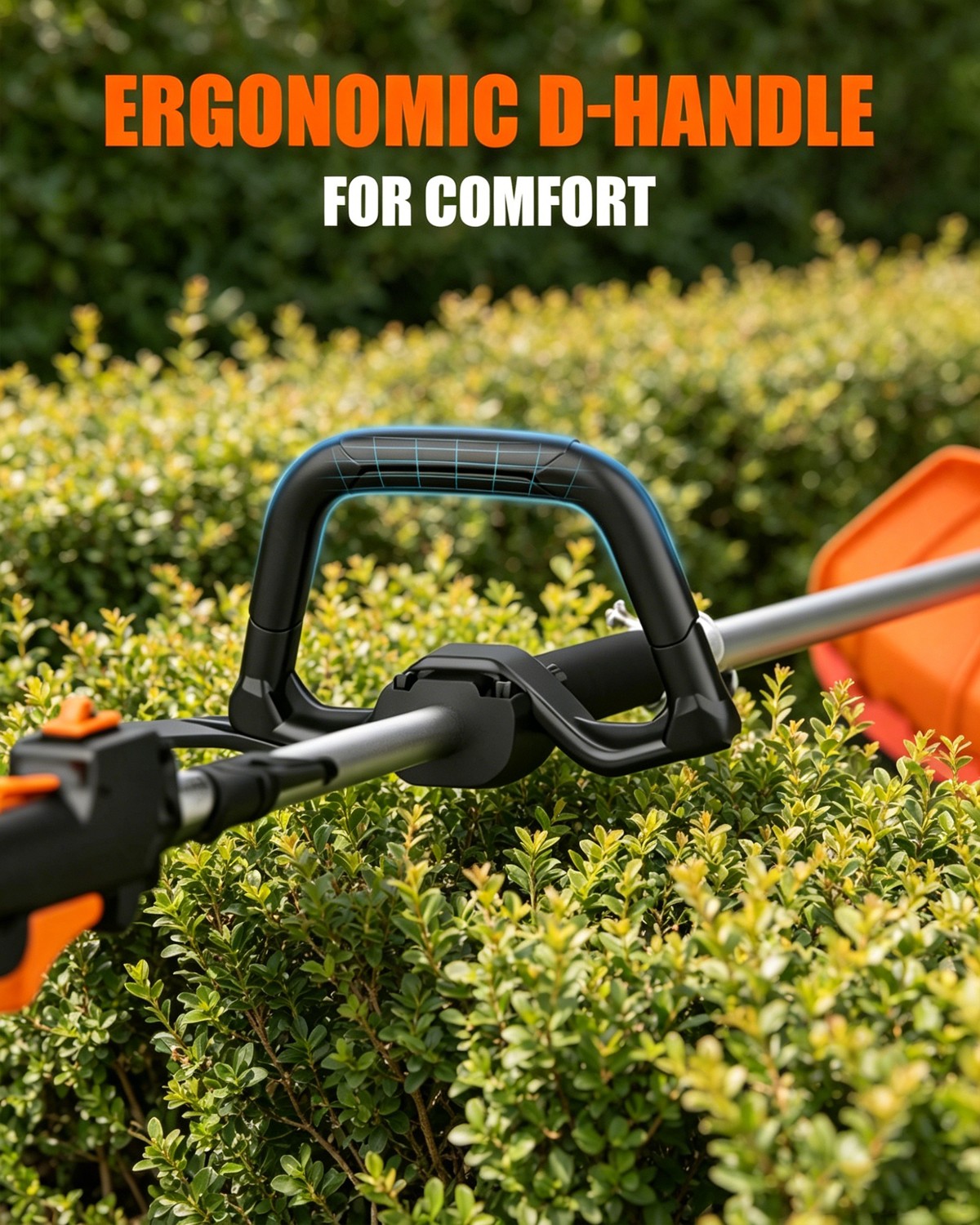 NEOTEC 5-in-1 Multi-Functional Trimming Tools Gas Hedge Trimmer 52CC Weed Eater