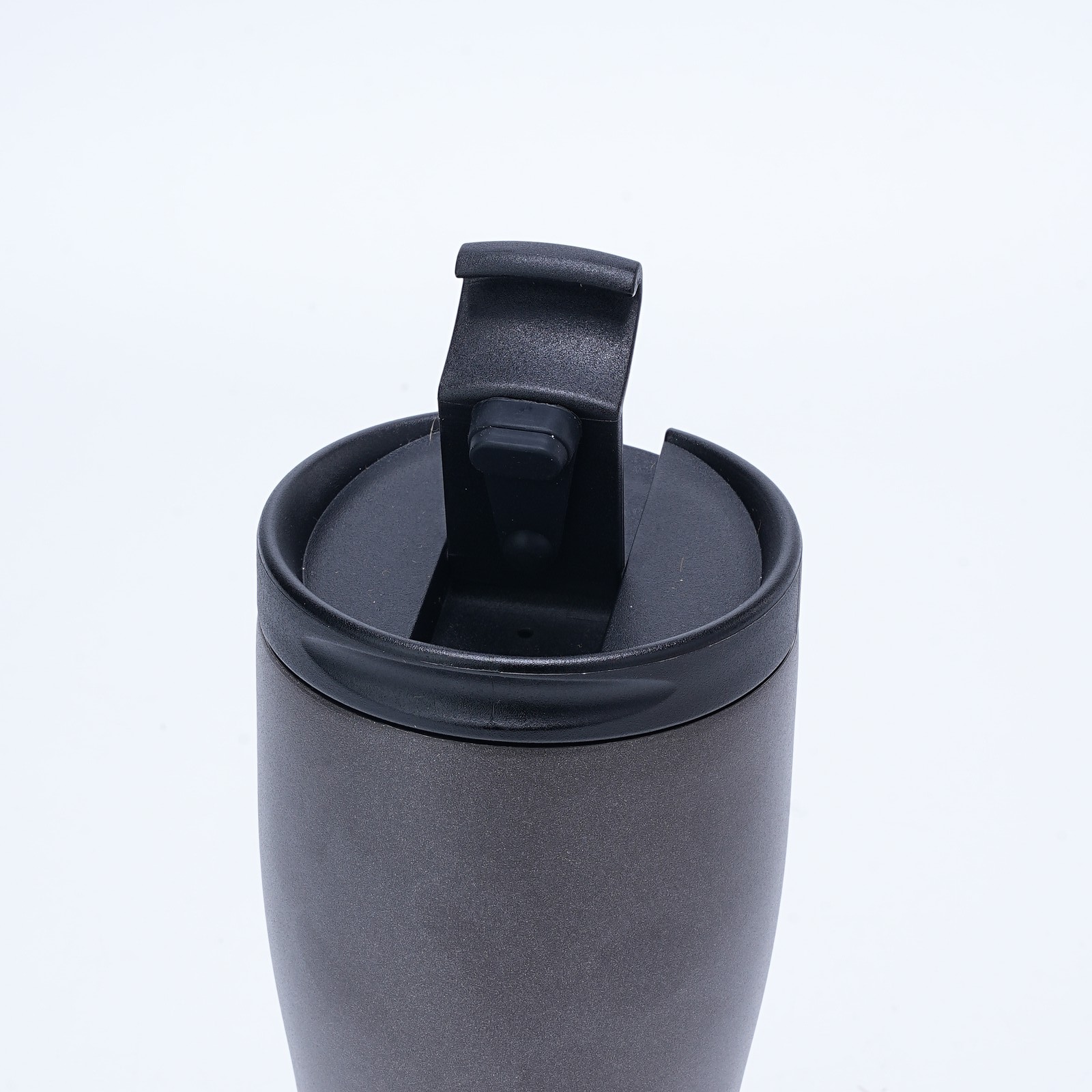 1x Porsche Thermal Mug Matte Black | 450ml (15 fl oz) Stainless Steel Travel Cup