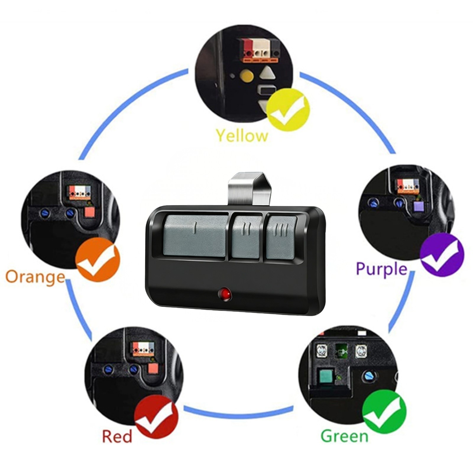 LiftMaster 893Max Remote Control – Black 1