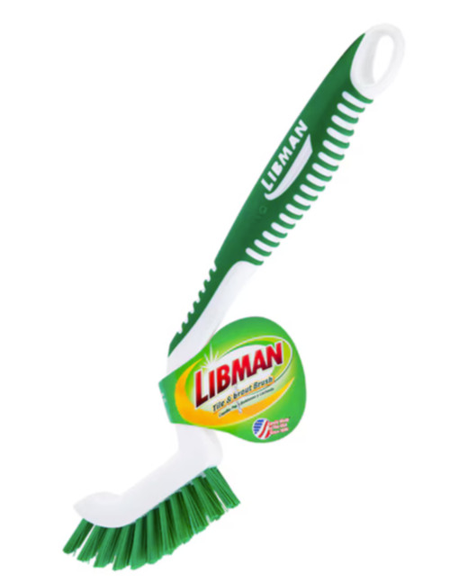Libman Poly Fiber Stiff Tile and Grout Brush Shower Tub Bathroom Home Cleaning