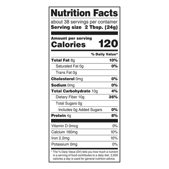 Great Value Organic Chia Seeds, 32 oz (907g) – USDA Organic, Gluten-Free..