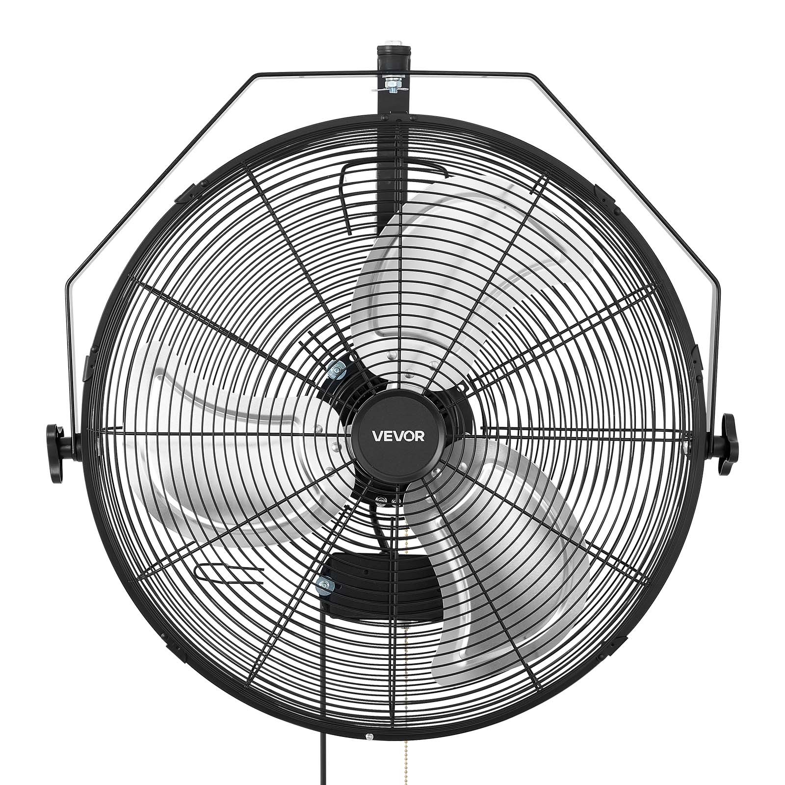 VEVOR 20 in Wall Mount Fan 2 Pack 3 Speed Long Airflow for Industrial Garage