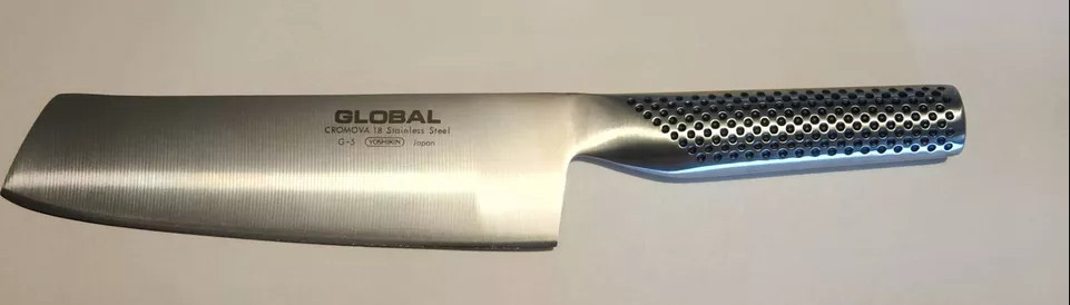 Global G5 7 Inch Vegetable Knife Cromova 18 Stainless Steel New Box Sharp