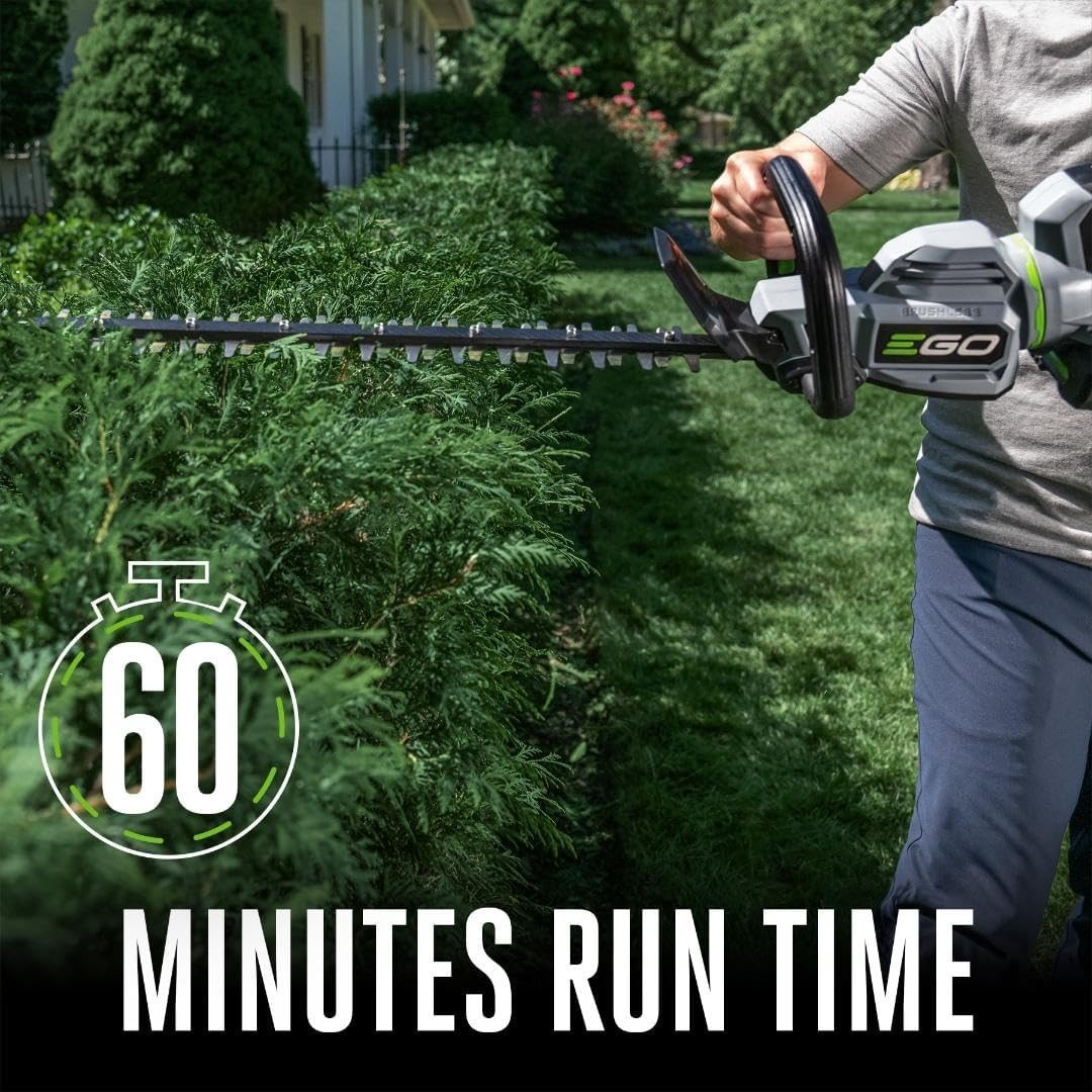 EGO Power+ Hedge Trimmer Cordless, Electric Hedge Trimmer 26″, Includes 56V 2.5A