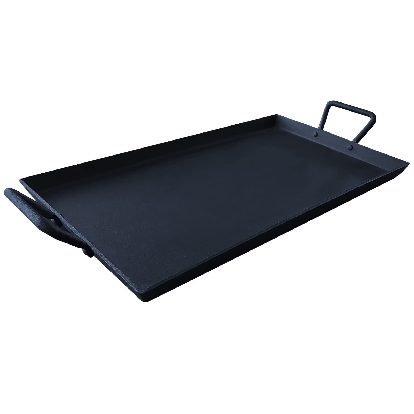 Pre-seasoned cast iron griddle pan with 2 Handles – Flat top Plate for stove …