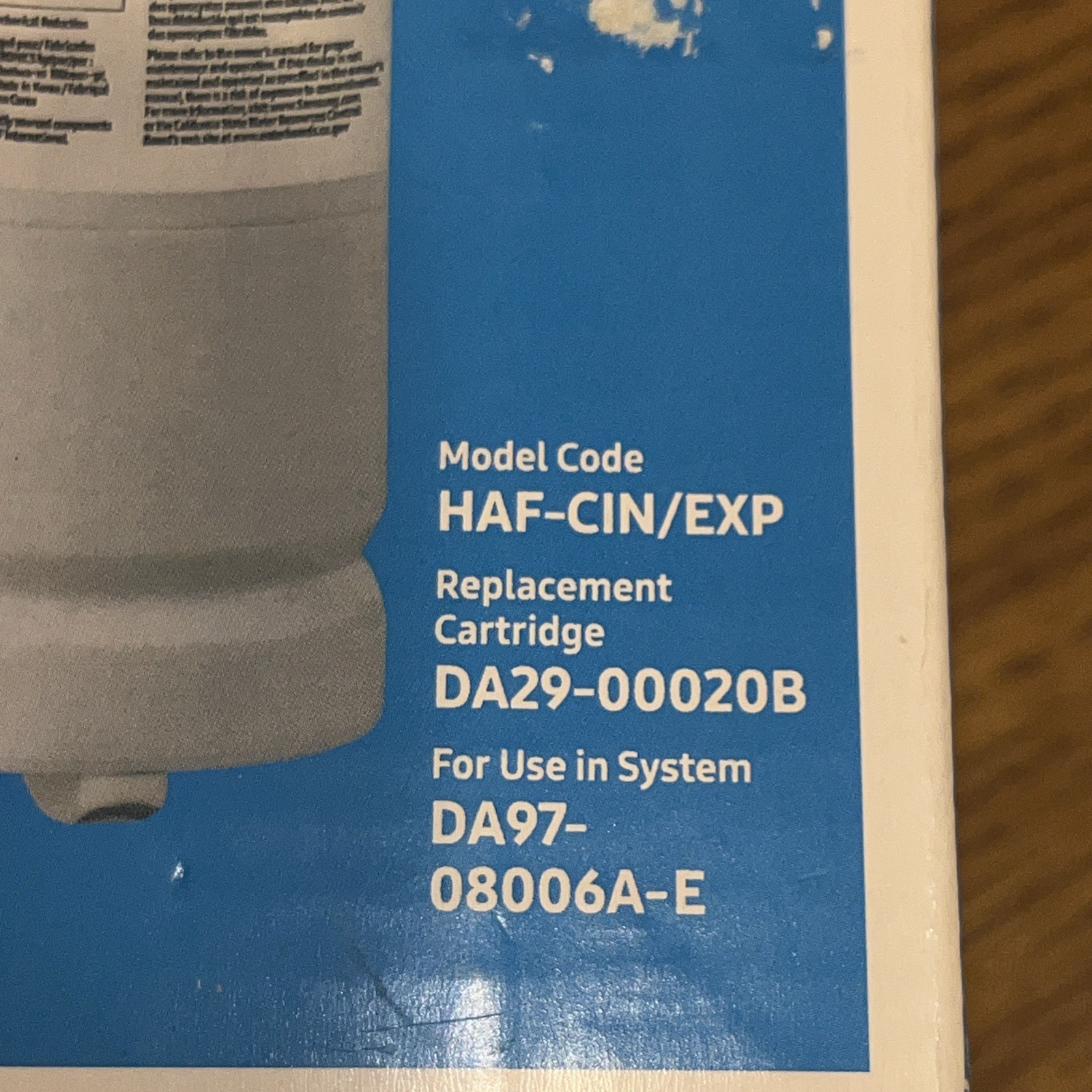 SAMSUNG Water Filter for Refrigerator Water and Ice DA29-00020B, 1 PACK Sealed
