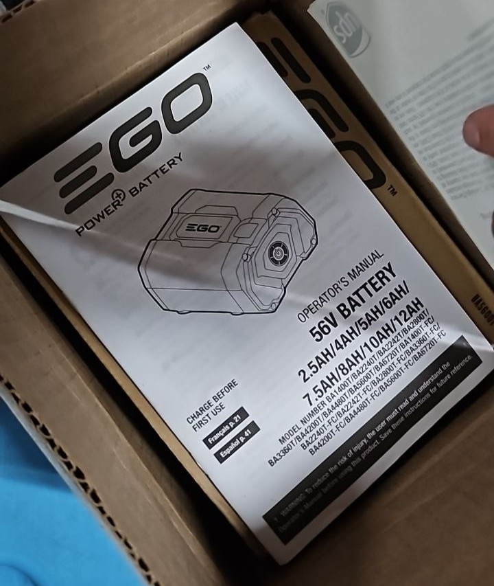 EGO Power+ BA5600T 56V 10.0Ah ARC Lithium Battery 560Wh Fuel Gauge Genuine New