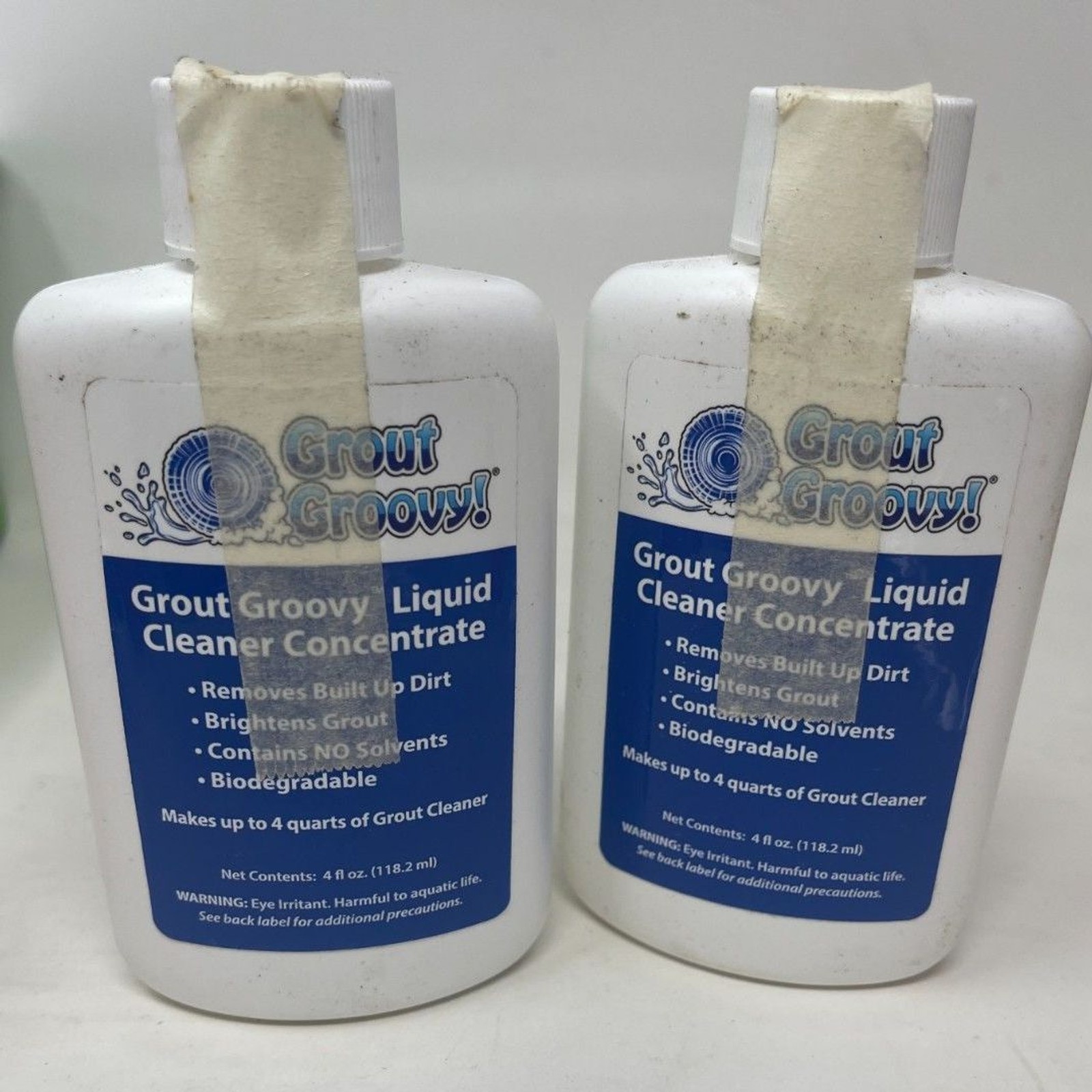 Vintage Grout Groovy Grout Cleaner Concentrate ~ 2 Pack Lot