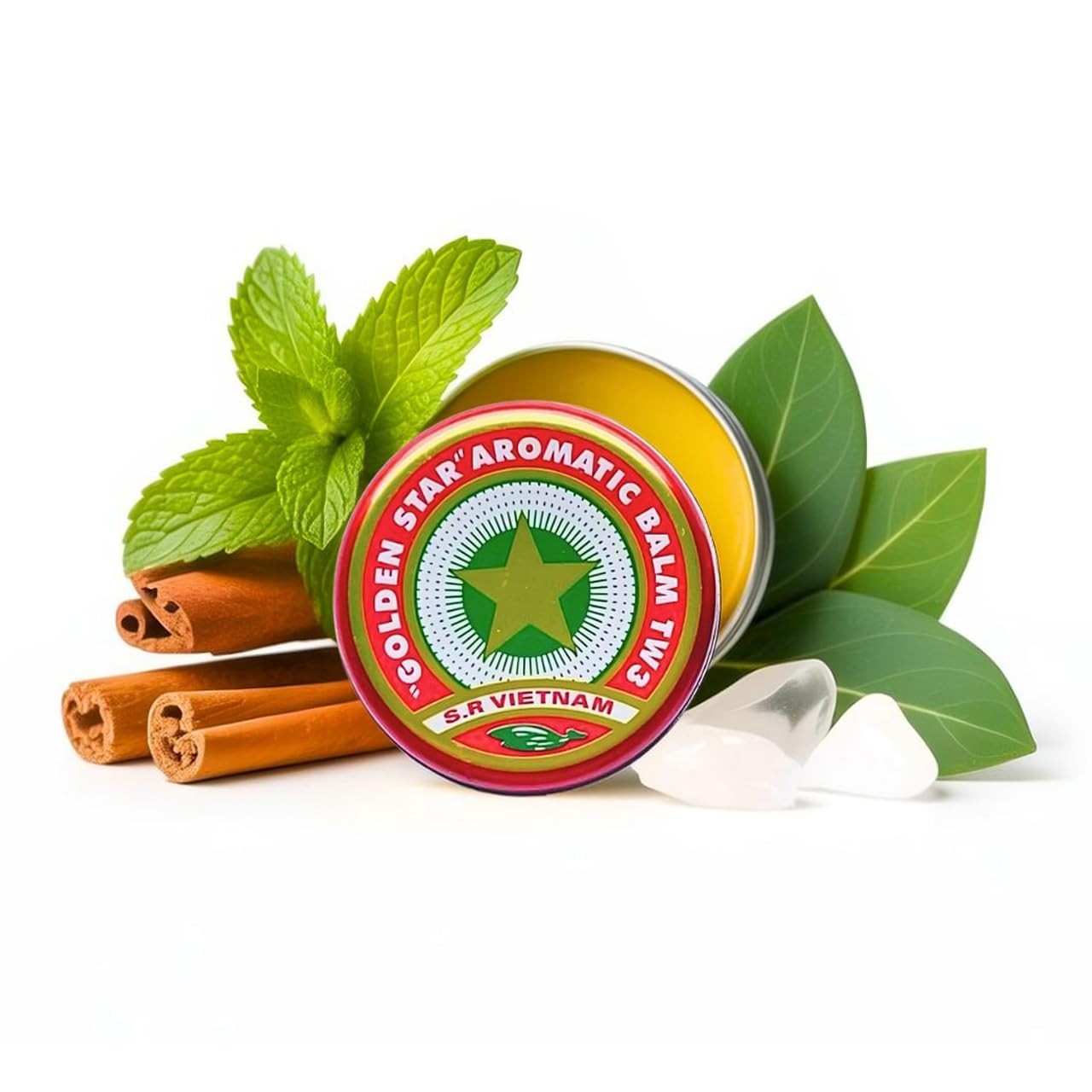 Golden Star Aromatic Balm (Pack of 8) – 0.08 Ounce 8), Yellow