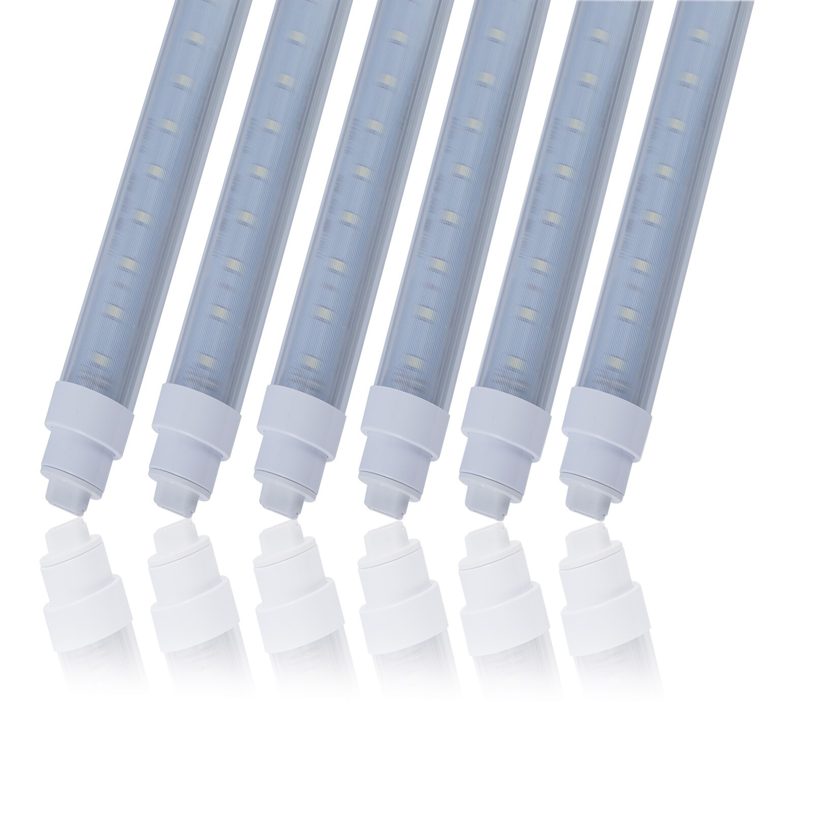6 Pack T10 6FT 48W R17D/HO Base LED Outdoor Tubes for Double Sided Sign