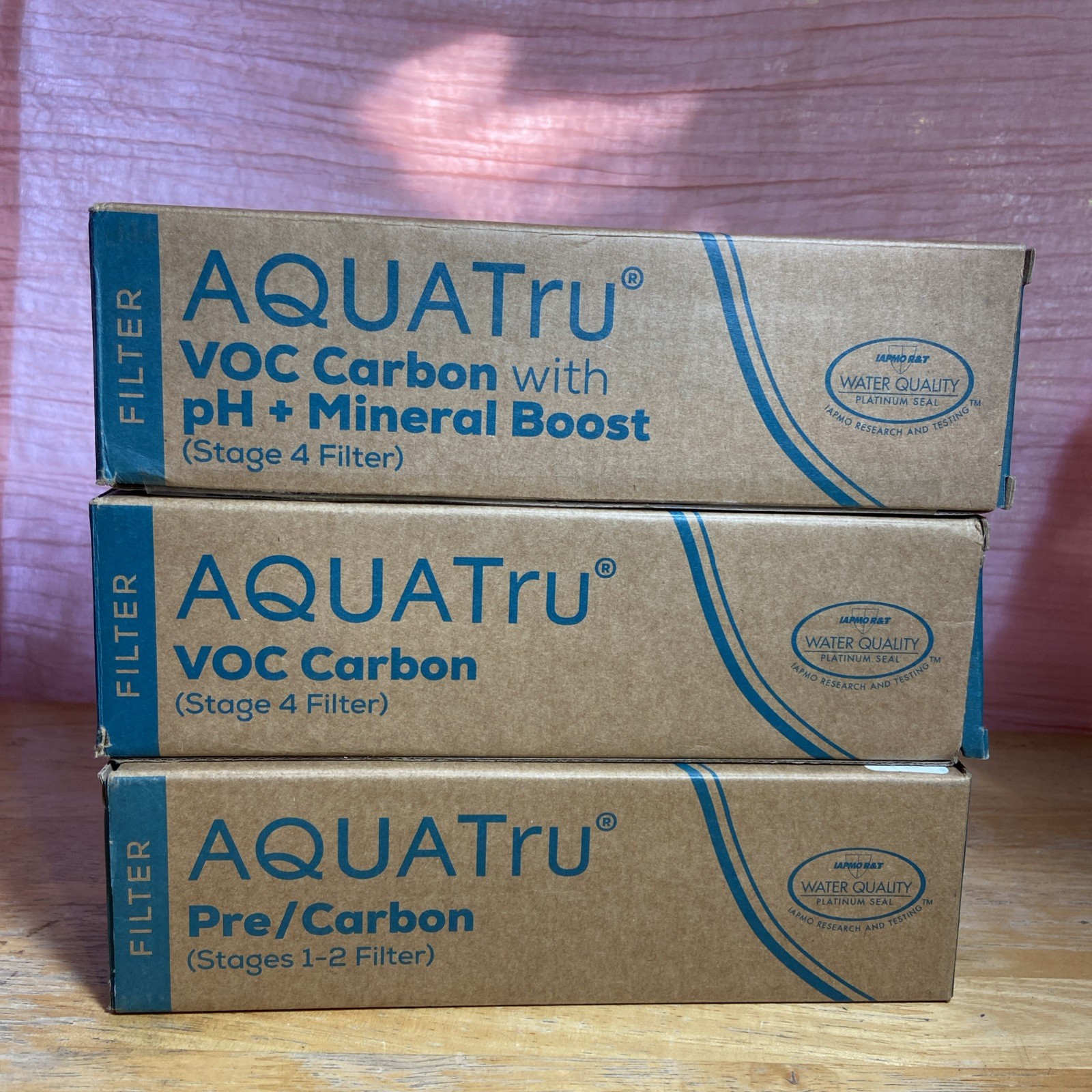 (3) AquaTru Sealed Filters Read Description For Details