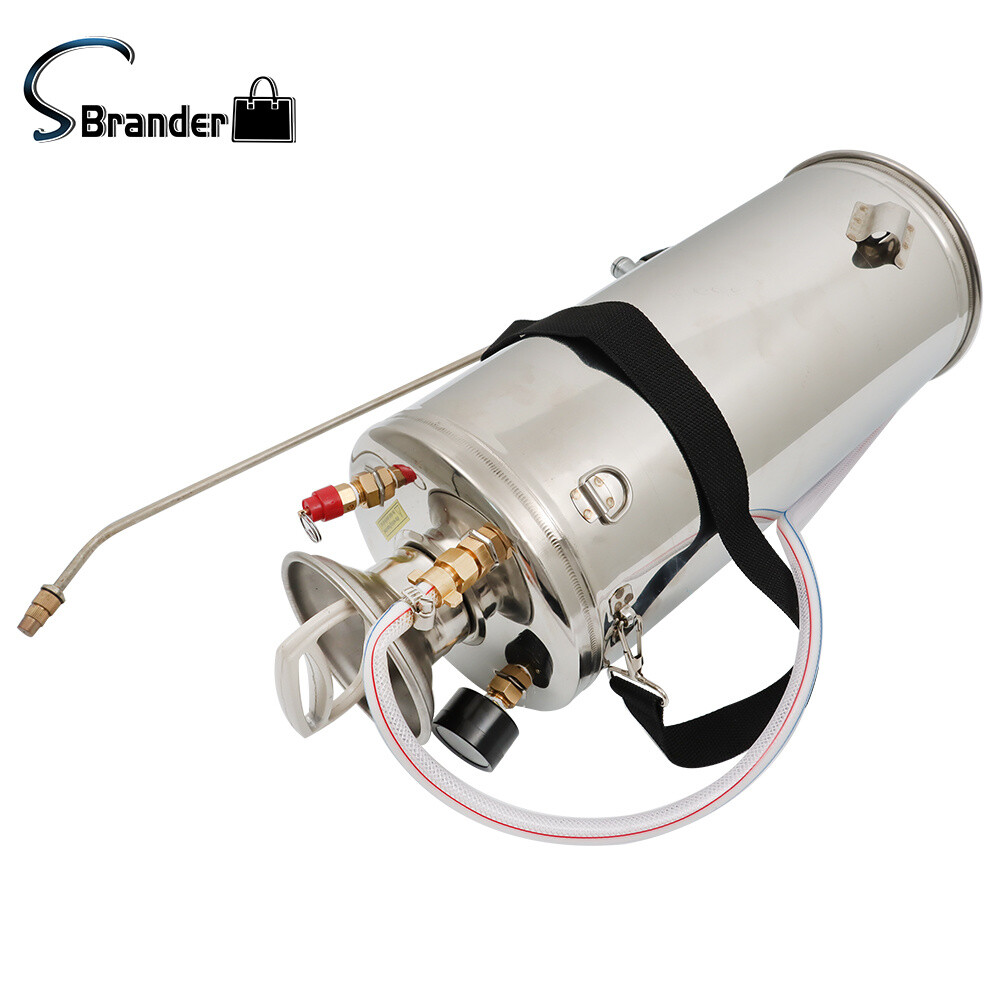 High Quality 2 Gallon Pump Sprayer Stainless Steel Sprayer With Reinforced Hose