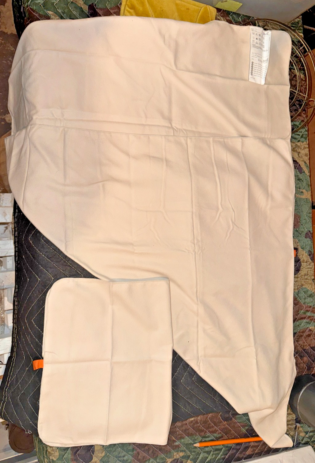IKEA SOMMAR 2018 Throw Blanket & Hand Cloth w Mesh Bag Travel Picni Discontinued