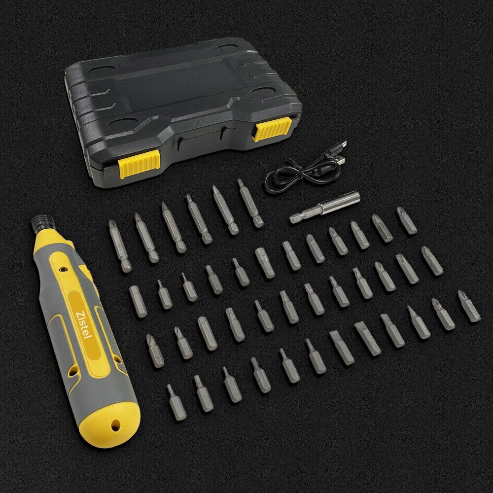 45IN1 Cordless Electric Screwdriver Rechargeable Drill Driver Power Tool Bit Set