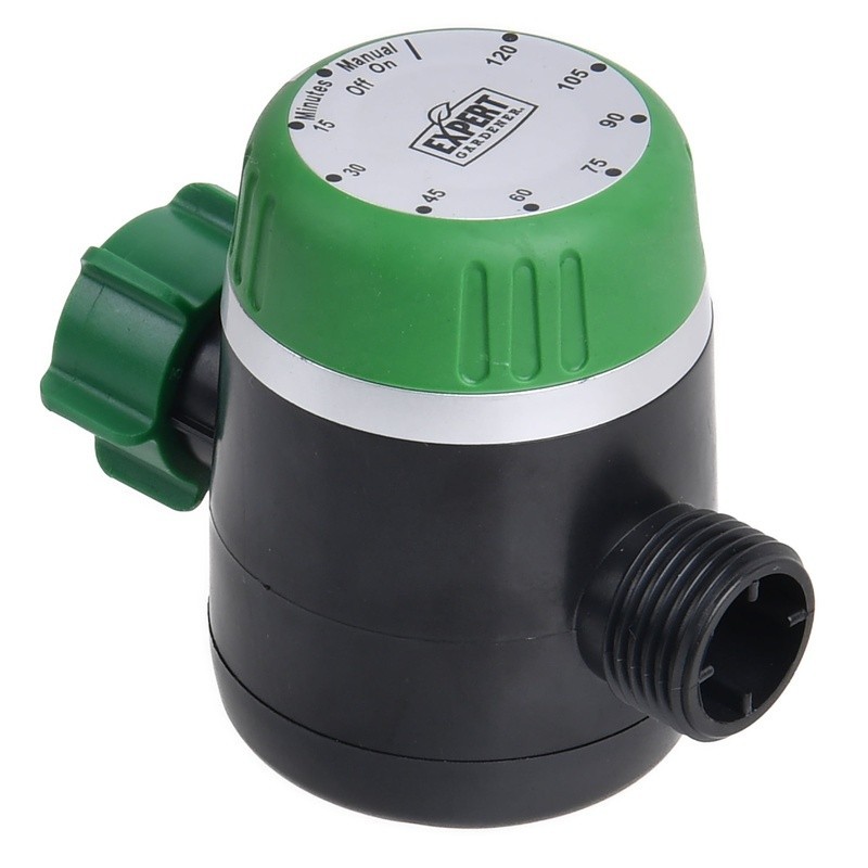 Dial Faucet Mechanical Timer Watering Controller 120min Outdoor Hose Garden New