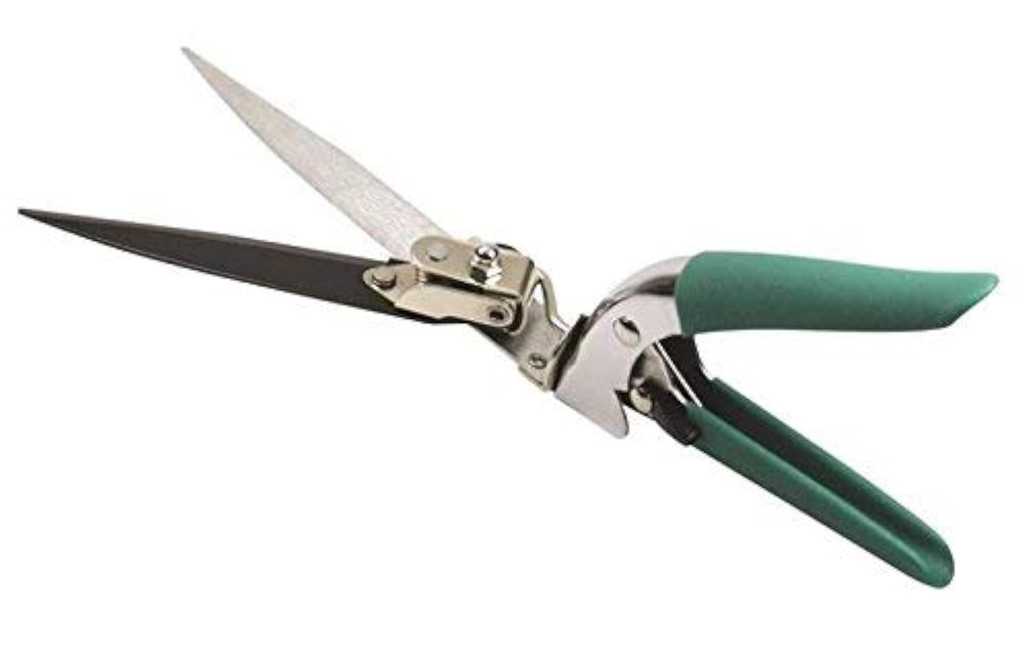 Hand Grass Shears – Tempered Steel Blade Rotating Swivel Head Locks into Plac…