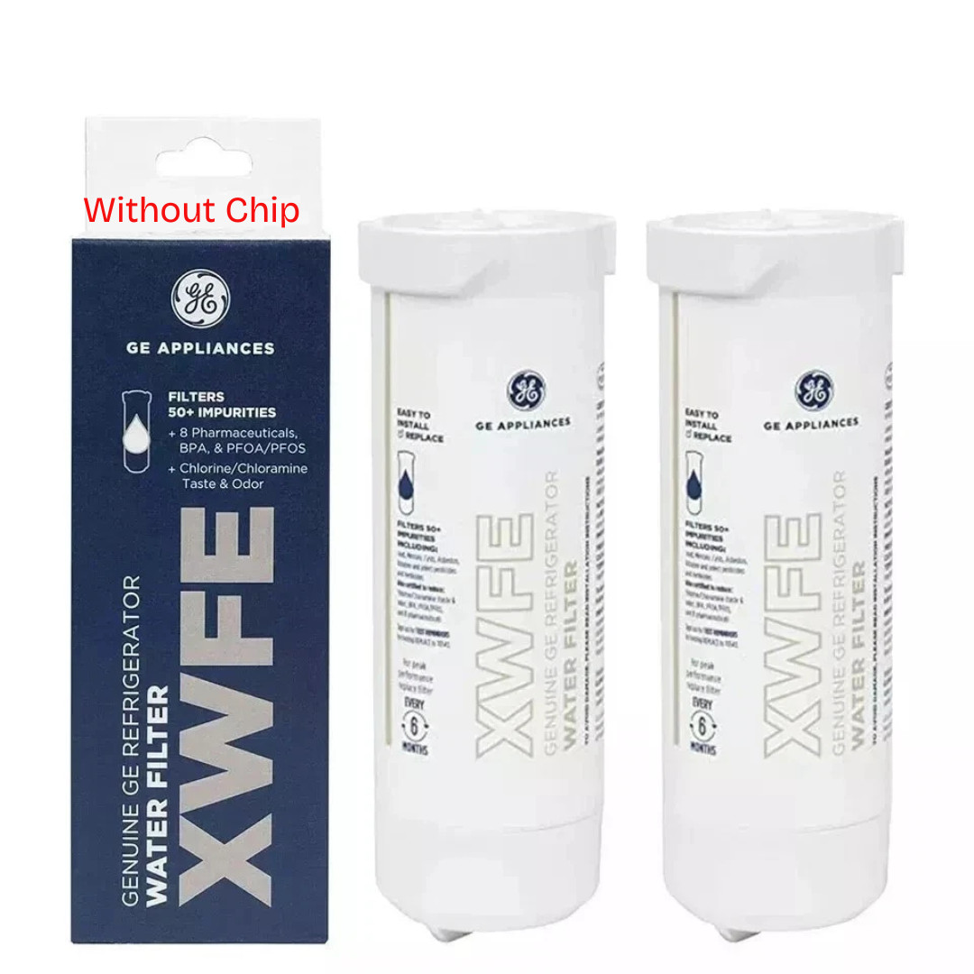2 PACK GE XWFE Replacment Refrigerator Water Filter Without Chip