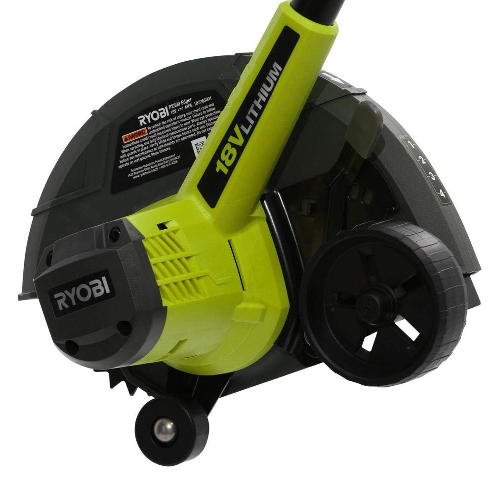RYOBI ONEAND 18V 9 in. Cordless Battery Edger Tool ONLY P2300BTL