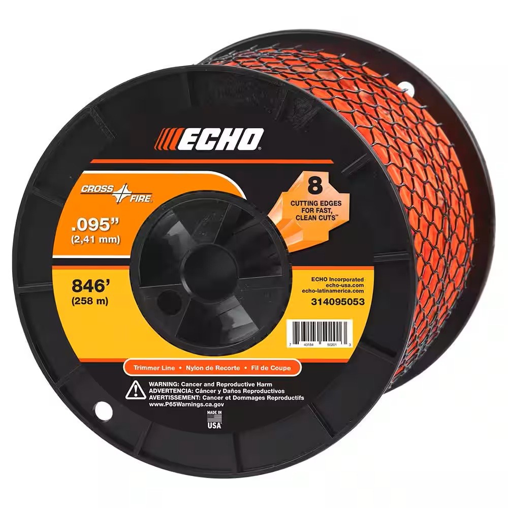Echo Genuine 3 Lb Spool .095″ Diameter Round Trimmer Line 314095053