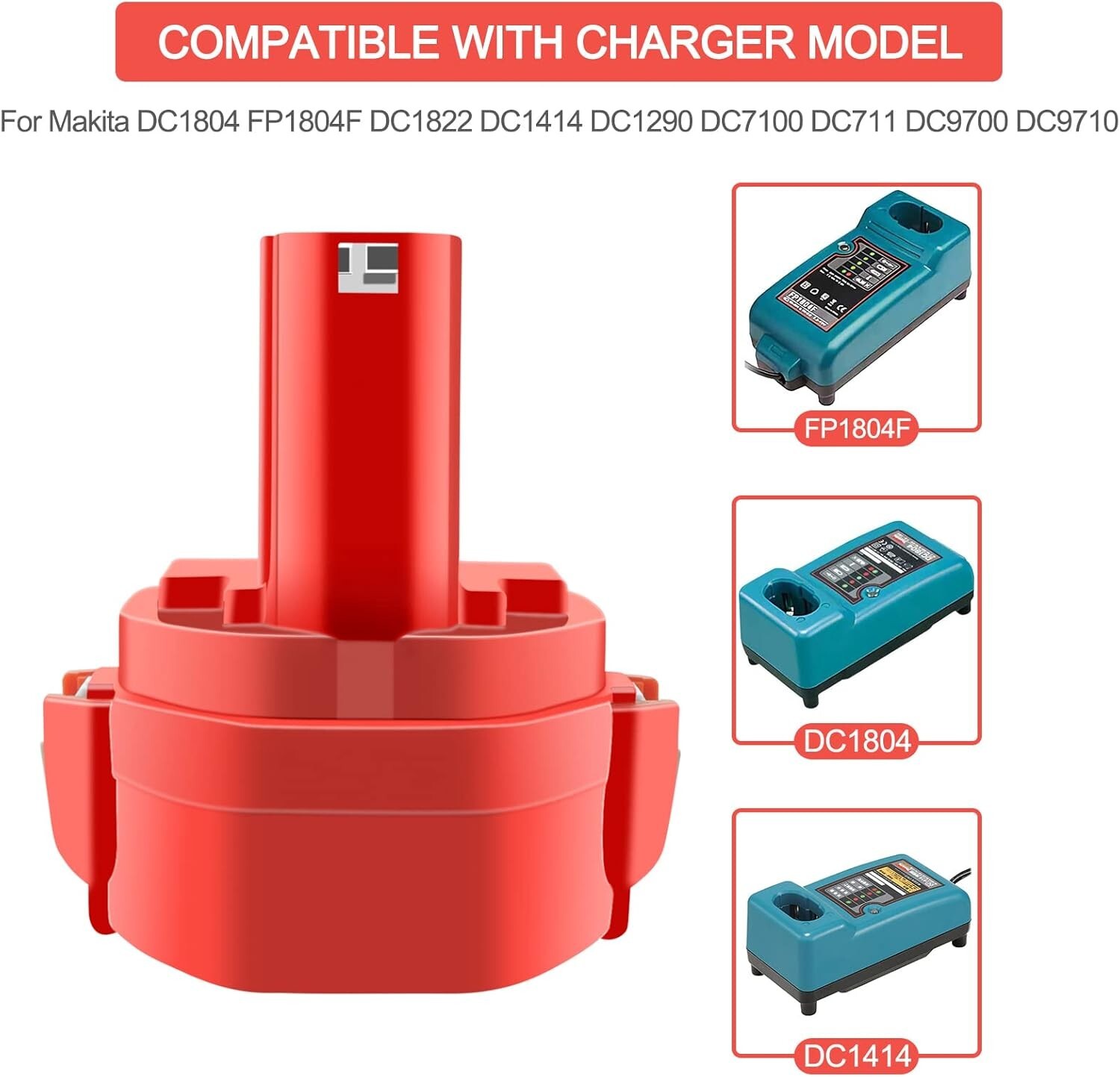2Pack 14.4 VOLT BATTERY For MAKITA 1433 1434 1435 1420 1422 1435F 14.4V Cordless
