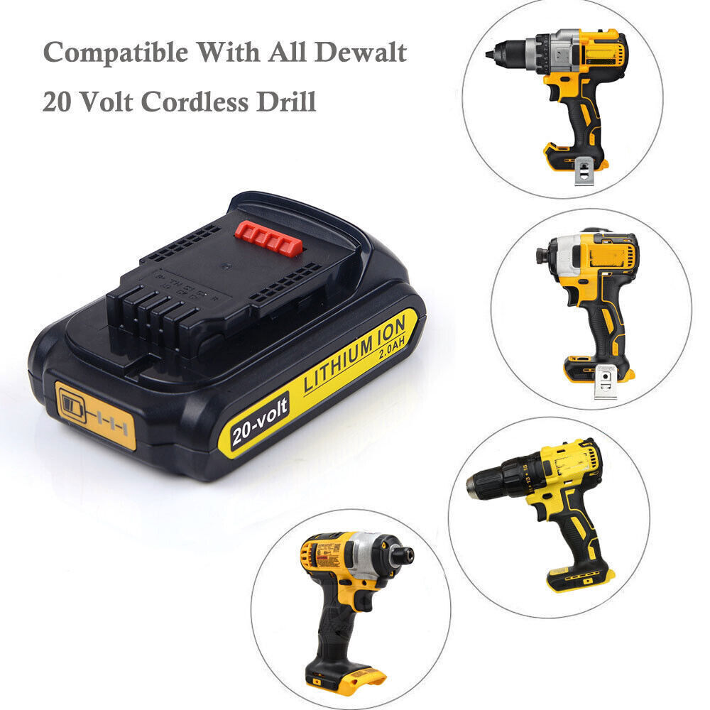 New For Dewalt 20V DCB201 3.0AH MAX Battery Pack 20 Volt XR DCB207 DCB203 DCB200